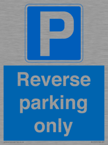 Reverse parking only